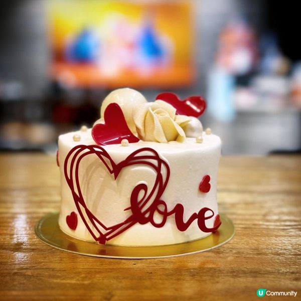 白色情人節蛋糕🎂