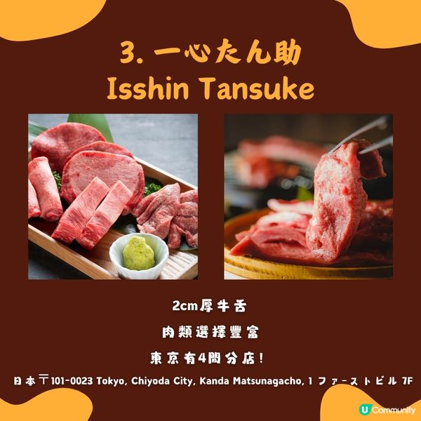 日本美食🍽️東京牛舌燒肉推薦✨