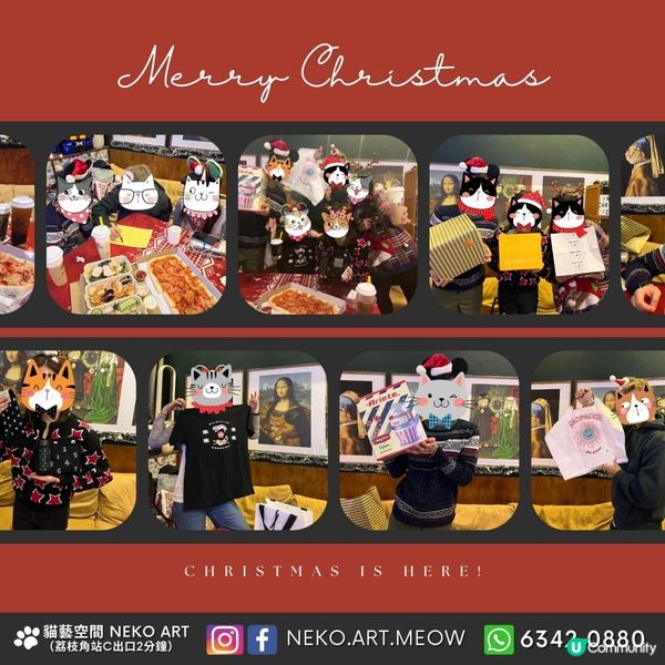 【🐱聖誕派對推介】貓貓主題派對｜唱K、麻將、Switch、Boardgame、韓燒、火鍋