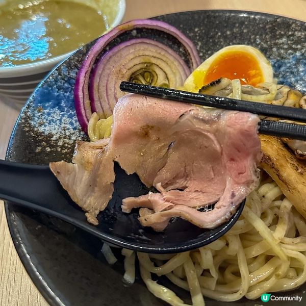 見到一生懸麵旺角店出左期間限定蠔湯沾麵，放假即刻去食😝