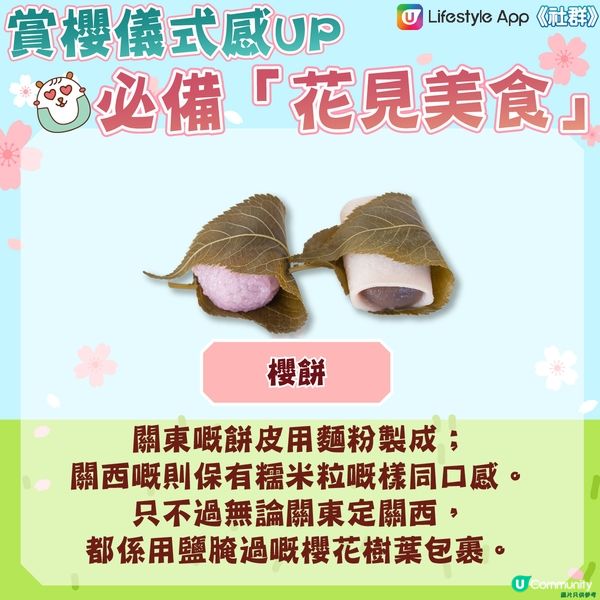 賞櫻必吃的「花見美食」 🌸
