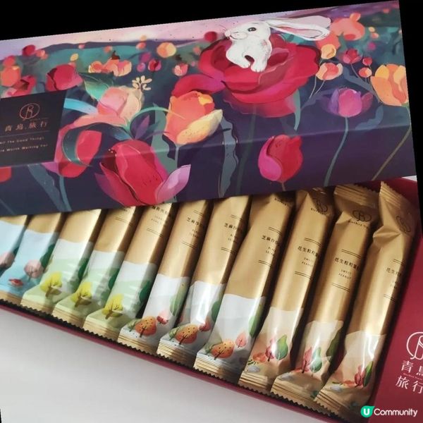 厚實同時有鬆脆效果嘅蛋捲🥰台灣青鳥旅行蛋捲