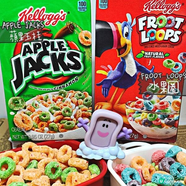 色彩繽粉早餐圈圈😚家樂氏雜錦穀物