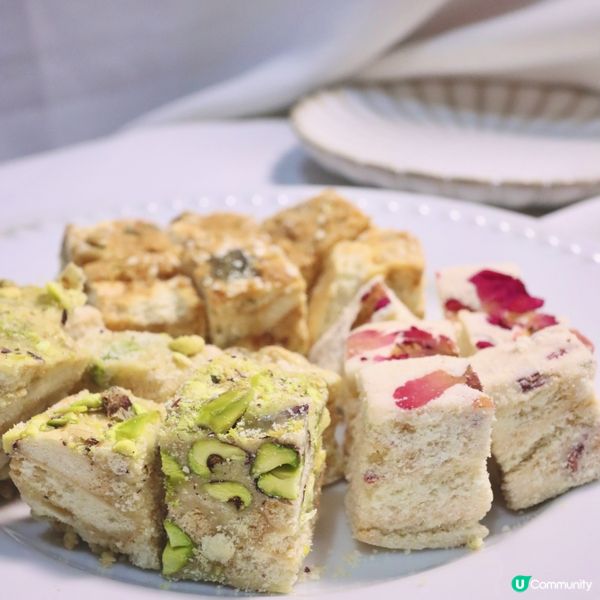 大圍餐廳推出小零食😍高質兼有誠意雪花酥❄️超可愛造型瑪德蓮蛋糕