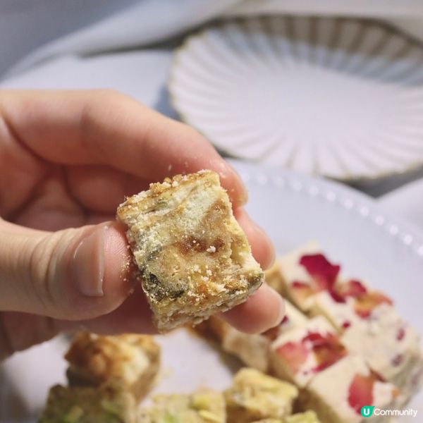 大圍餐廳推出小零食😍高質兼有誠意雪花酥❄️超可愛造型瑪德蓮蛋糕