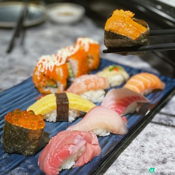 新鮮手握壽司刺身