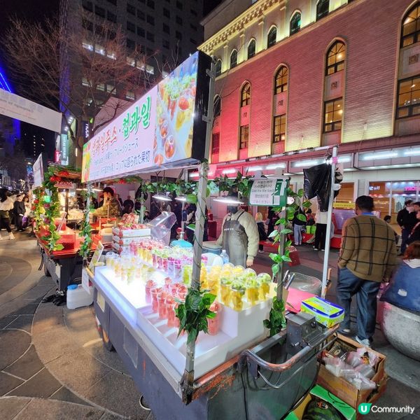 明洞夜市必吃小食😋