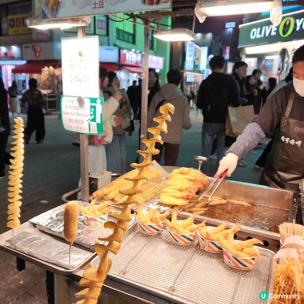 明洞夜市必吃小食😋