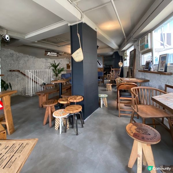 不收加一 大圍水泥風cafe😍