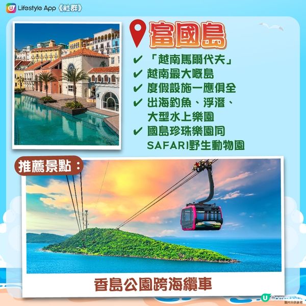 【網民票選】2024八大夏日必去度假勝地☀️