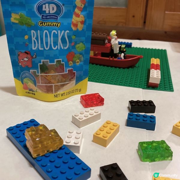 AMOS阿麥斯4D水果爆汁軟糖及4D積木軟糖