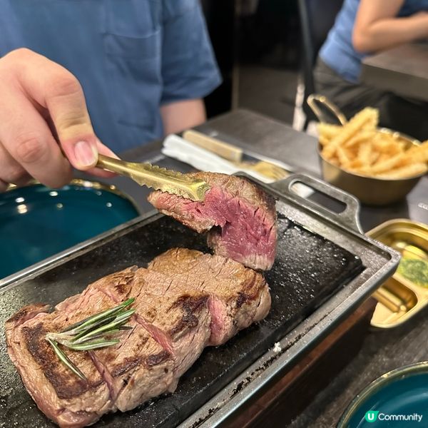 人氣石燒牛扒．最便宜$98就可以吃到