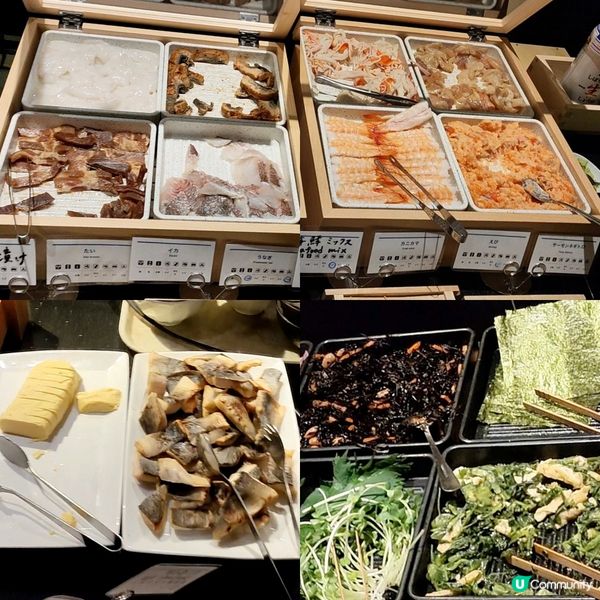 大阪酒店自助早餐 可Walk-in 食物選擇豐富 自製海鮮丼