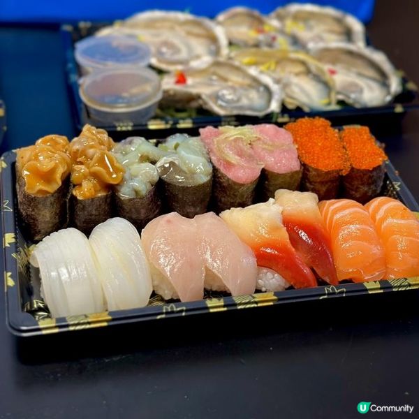 款式多多品嚐鮮味生蠔壽司🍣🦪