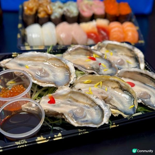 款式多多品嚐鮮味生蠔壽司🍣🦪