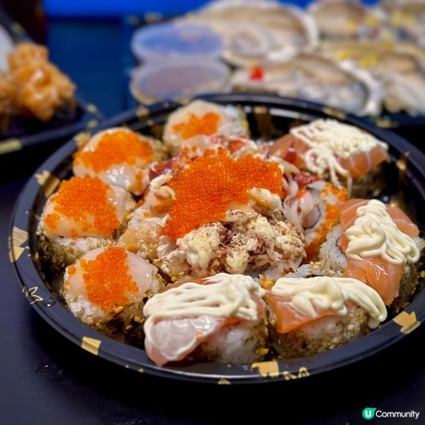 款式多多品嚐鮮味生蠔壽司🍣🦪