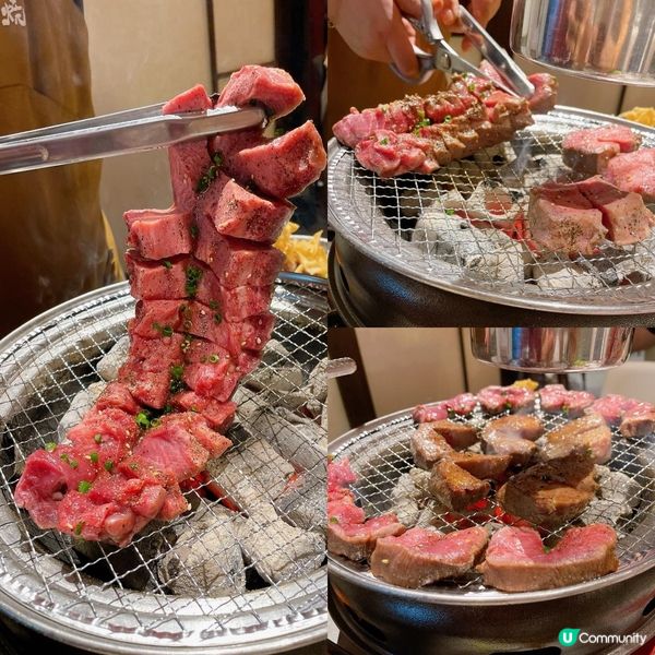 性價比高嘅炭火燒肉，超好食原條牛舌！
