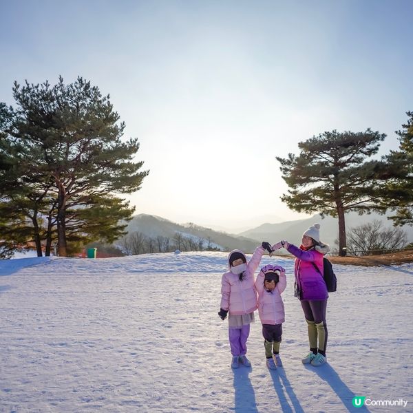 韓國滑雪⛷️ CP值超高！小朋友玩雪玩到唔捨得走