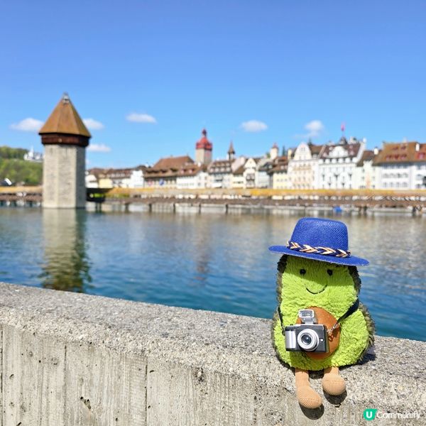 歐洲最古老嘅木橋🤎瑞士琉森🇨🇭卡貝爾橋