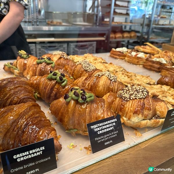 大推‼️布達佩斯最好吃的開心果牛角包