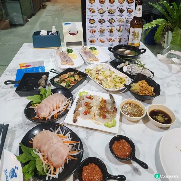 曼谷🇨🇷 翟道翟附近📍海鮮放題任食