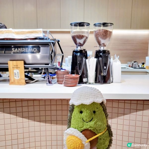 白玉丸子焙茶焦糖脆脆窩夫配雪糕🧇🍡🍦