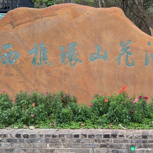 來去匆匆🏃🏃。。💞西樵環山花海💞