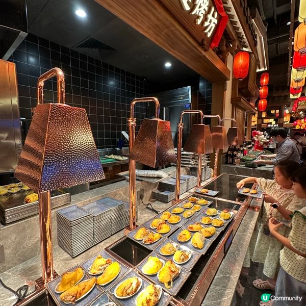 宮廷國潮風．食足120分鐘．任食生猛活海鮮．現切榴槤