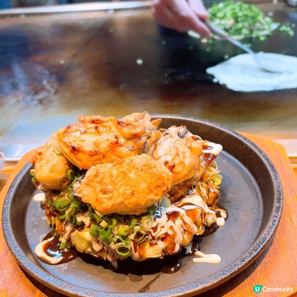 廚師席前大阪燒😃