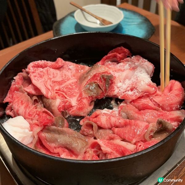 食牛食到飽嘅壽喜燒🥰