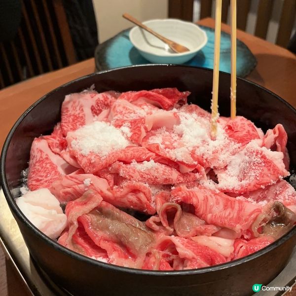 食牛食到飽嘅壽喜燒🥰