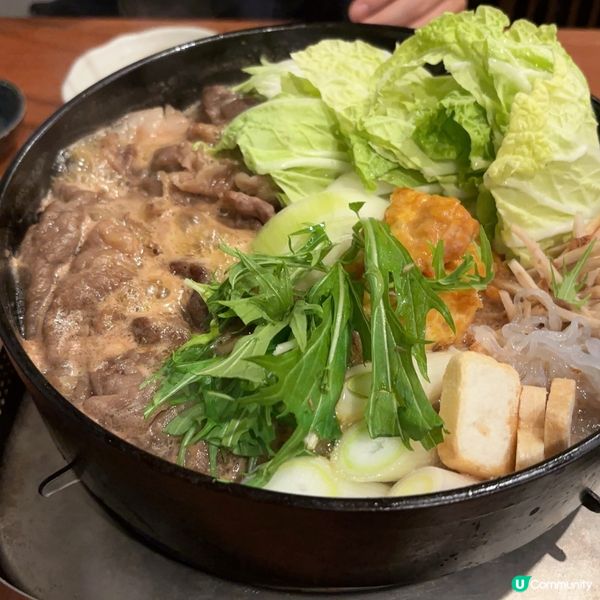 食牛食到飽嘅壽喜燒🥰