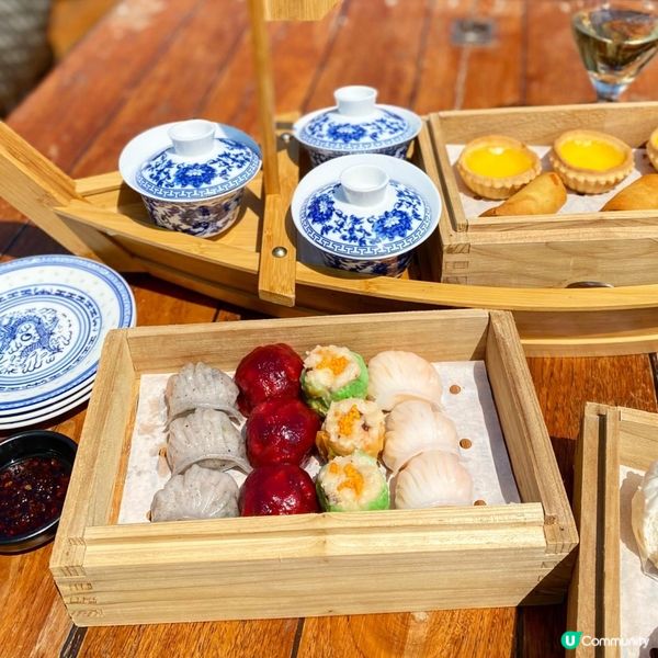 第一次坐船食下午茶🥰 在🇭🇰做一日遊客