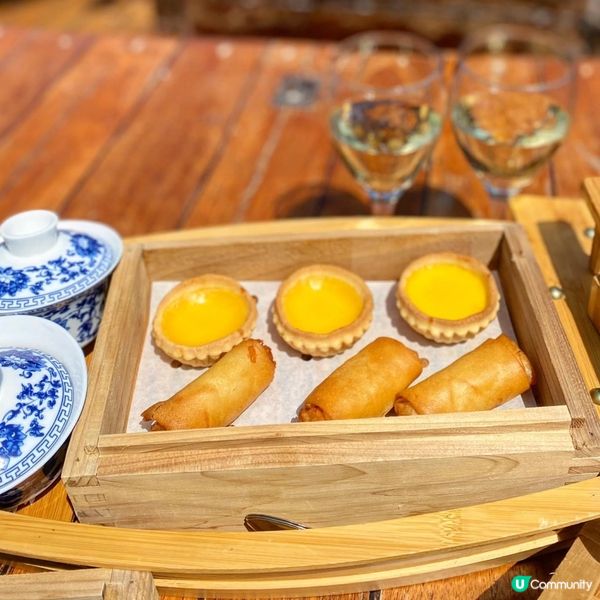 第一次坐船食下午茶🥰 在🇭🇰做一日遊客