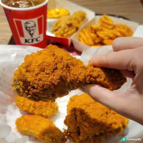 泰式紅咖喱 x KFC🍗 別有一番風味❤️