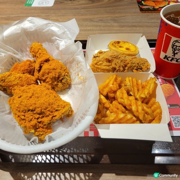 泰式紅咖喱 x KFC🍗 別有一番風味❤️