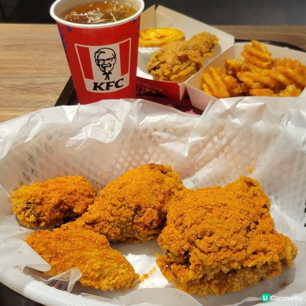 泰式紅咖喱 x KFC🍗 別有一番風味❤️