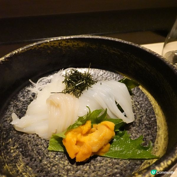 超驚喜魷魚素麵配海膽 🤩🤩🤩