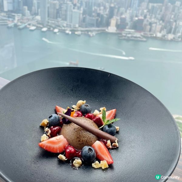 [香港素食] 尖沙咀 | The Lounge & Bar：102樓海景純素美食 午市自選健康沙律吧 低碳高蛋白菜式