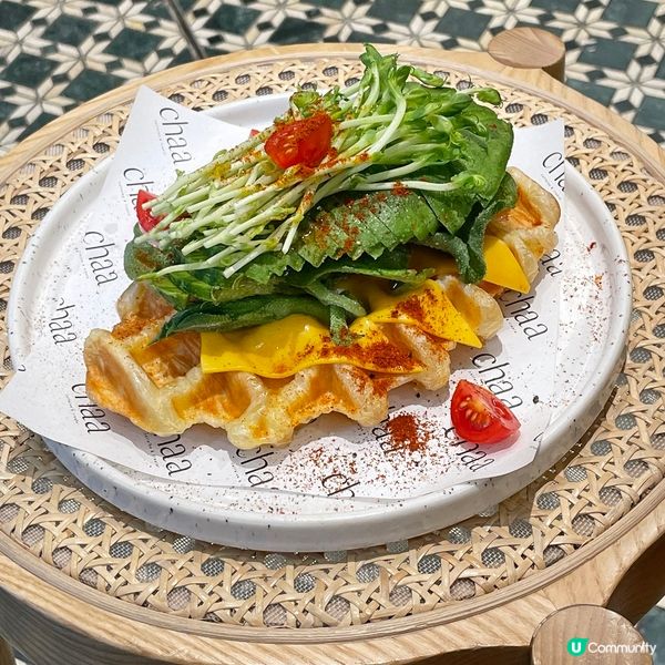 [澳門素食] 新馬路 | chaa caffeine & treats：日本抹茶專門店素食窩夫 茶道級精品燕麥奶抹茶