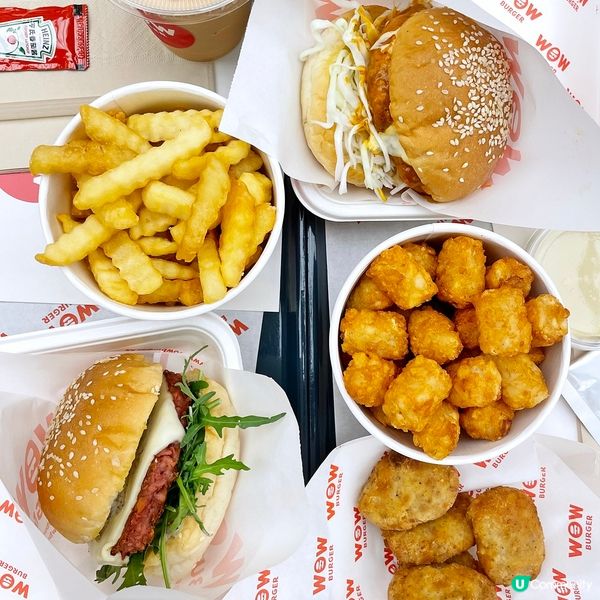 [香港素食] 中環 | WOW Burger：香港首間蔬食漢堡專門店 日常炸物滿足你邪惡需要