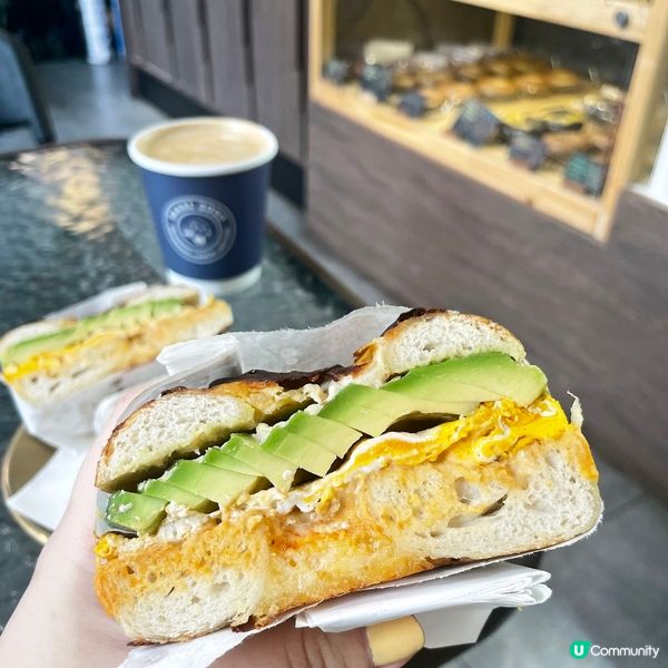 [香港素食] 紅磡 | Bagel Gogo：爆餡酸種貝果三文治 鷹咀豆泥抹醬