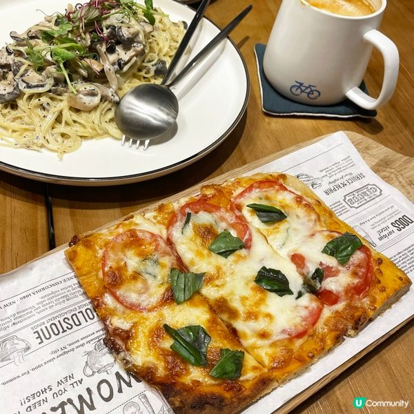 [香港素食] 大圍 | BRICK LANE Deli：蛋奶素全日早餐 薄餅 意粉