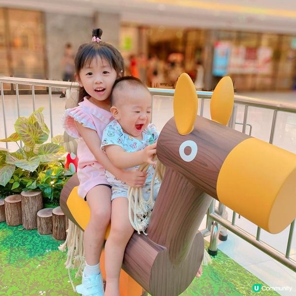 《商場好去處✨室內森林🌳 木造遊樂園🎠》