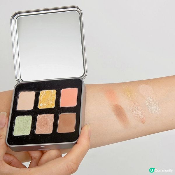 「💚💛shu uemura x peko 牛奶妹限量眼影組合」