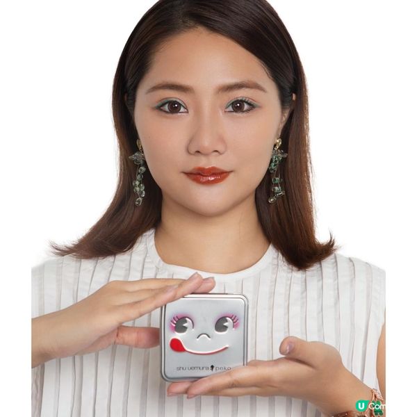 shu uemura x peko 牛奶妹扭轉Y2K新世代甜酷妝容