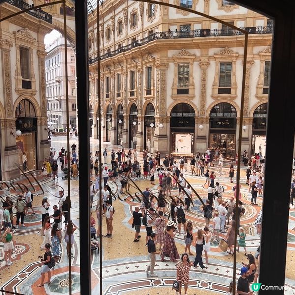 米蘭艾曼紐二世迴廊🤩 名店天堂💰 