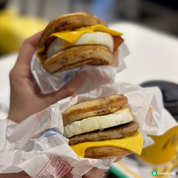 去日本必食McGriddle! 有埋芝士更出色🤤🤤🤤