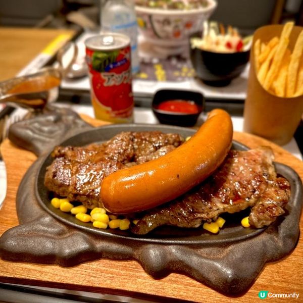 至地道70年代的港式鐵板牛扒套餐🥩