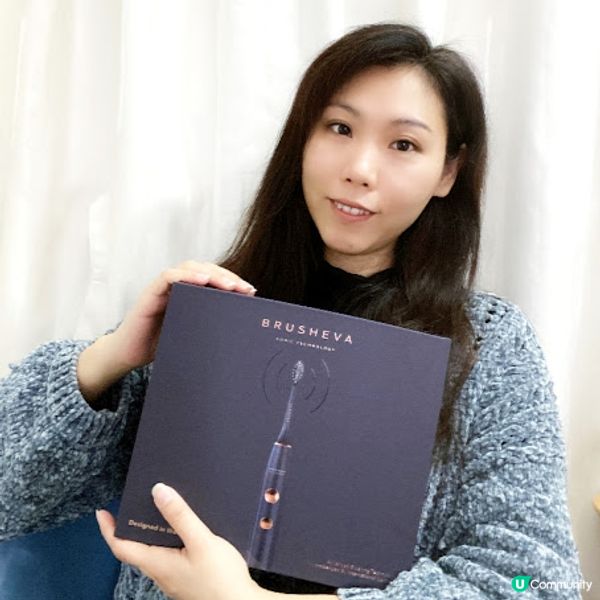 集功效和顏值於一身的電動聲波牙刷~ Brusheva
